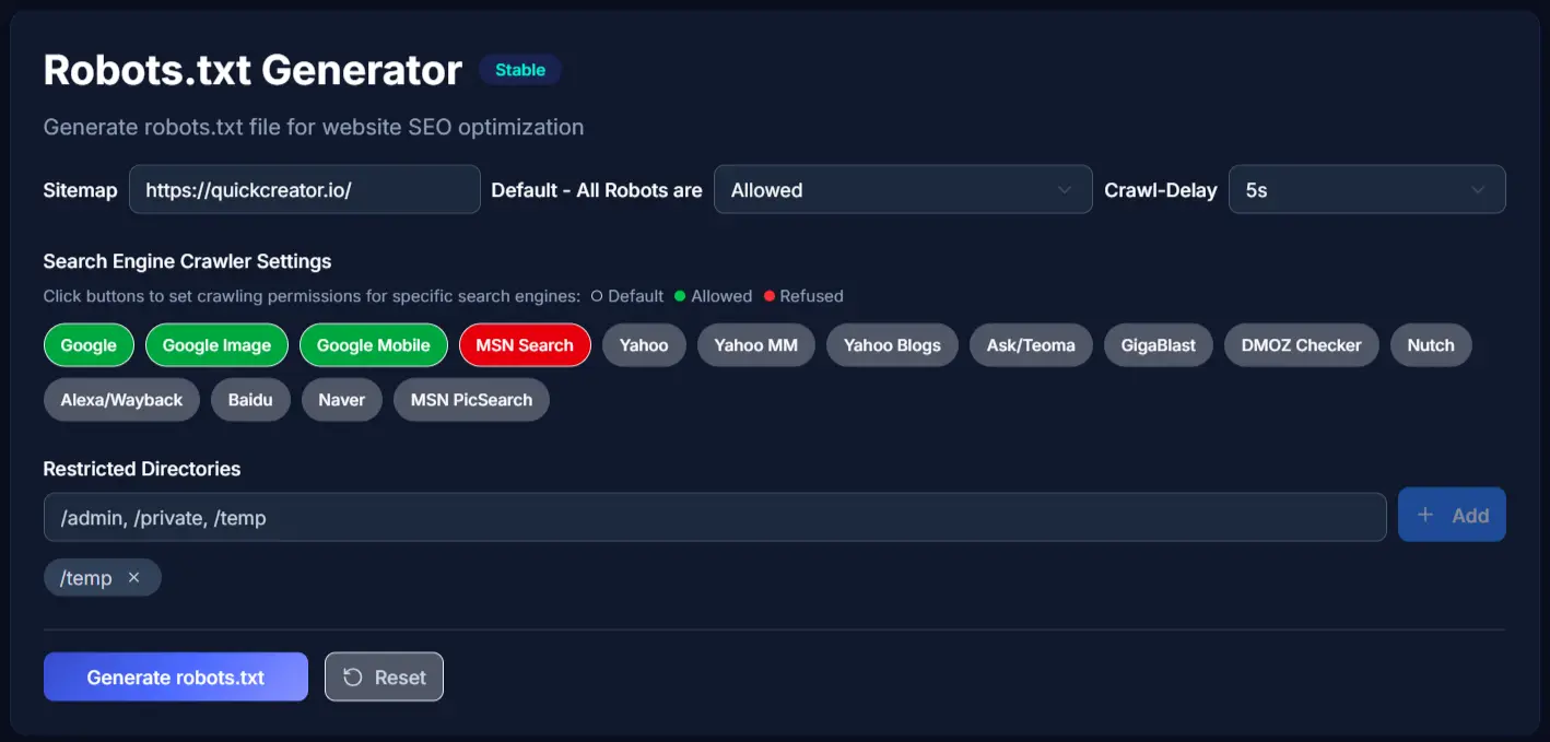Configure basic settings